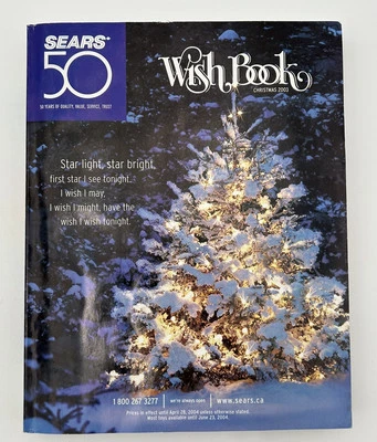 Sears Christmas WISH BOOK 2003 Catalogue Canada 50 Years Holidays Dept Store VTG - Image 1 of 4