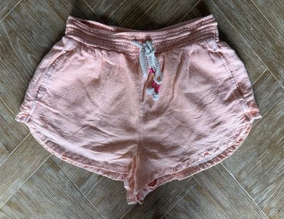 American Eagle Orange Woven Beach Shorts, Size Small - Image 1 of 4