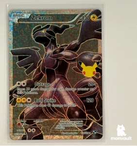 Pokemon TCG | Zekrom 114/114 Full Art Holo | Celebrations 25th Anniversary | ENG - Picture 1 of 3