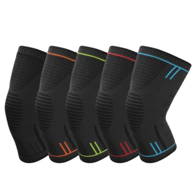 Knee Support Compression Sleeve Brace Patella Arthritis Pain Relief Gym,Pain - Image 1 of 4