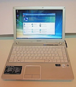 ORDENADOR PORTATIL SONY VAIO VGN-CS2 CENTRINO 13,3" X-BLACK LCD MUY BUEN ESTADO_ - Foto 1 di 10