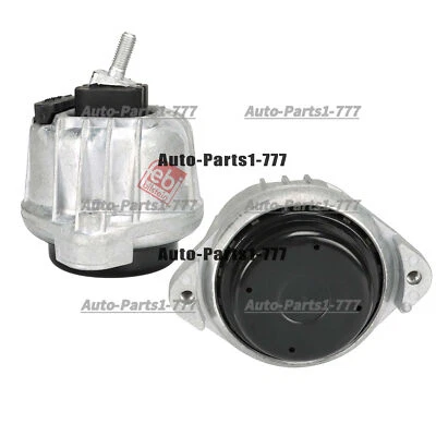 22116760330 FEBI L&R Engine Mount For BMW E82 E88 E90 E92 06-13 128i 328i 330i - Image 1 of 4