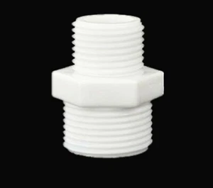 Plastic 1/2" 3/4" 1" Male BSP Thread Coupler Connector Fitting Adapter Union UK - Picture 1 of 2
