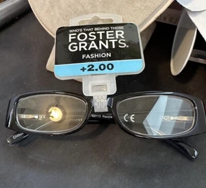NEW - FOSTER GRANT LADIES READING GLASSES - +2.00- 1 Pair - Picture 1 of 3