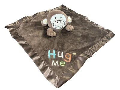 Circo Baby Peluche Marrón Mono Abrazame Manta de Seguridad Nunu Chupete Foto 1 de 4