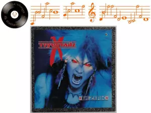 Tigertailz Bezerk Vinyl LP + Inner Sleeve & Merchandise Insert Rare - Near Mint - Picture 1 of 7