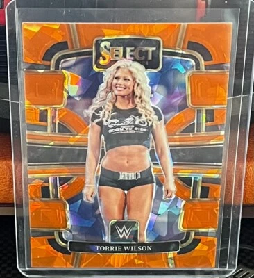 TORRIE WILSON 2024 PANINI SELECT ORANGE CRACKED ICE CONCOURSE #75 - Image 1 of 2