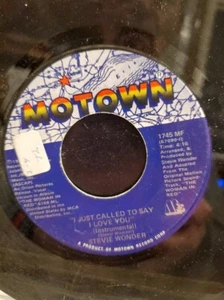 Stevie Wonder 7" 45 Upm ""I Just Called to Say I Love You"" & ""Instrumental"" Sehr guter Zustand - Bild 1 von 4