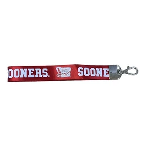 Oklahoma Sooners Double Sided Wristlet Lanyard - Picture 1 of 1