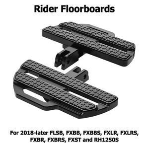 Rider Floorboards For Harley Street Bob Low Rider Sport Glide Sportster S 18-ON - Picture 1 of 14