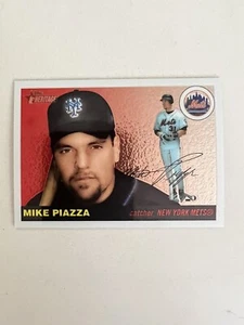 Mike Piazza New York Mets 2004 Topps Heritage Chrome /1955 #THC37 - Picture 1 of 2