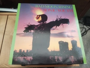 SONIC YOUTH - BAD MOON RISING - HOMESTEAD / BLAST FIRST with Lyrics sheet inser - Picture 1 of 8
