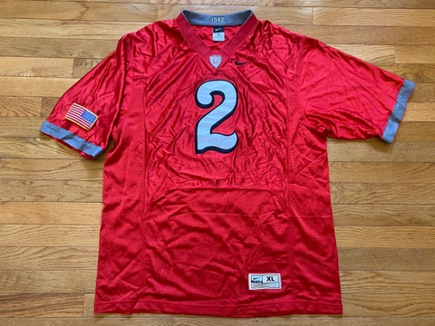 Ohio State Buckeyes Jersey Mens Sz XL Red Football #2 Nike 1942 Pro Sewn Prior Cover