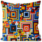 Gemustert Quadrate Farben Retro Kissenbezug abstrakt tapete hintergrund textur