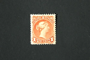 Canada #22ii 1C Brown Red Large Queen Unused F/VF W/Cert. - Picture 1 of 3