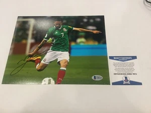 Michael Miguel Layun signiertes signiertes signiertes Team Mexiko 8x10 Foto Beckett BAS COA c - Bild 1 von 1