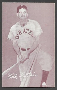 1947-66 EXHIBIT SUPPLY COMPANY Wally Westlake PITTSBURGH PIRATES Sepia VG+ A - Picture 1 of 2