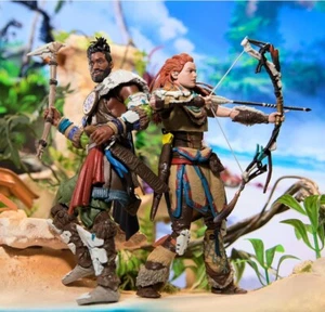 Figurines ALOY et VARL jeu vidéo HORIZON FORBIDDEN jouets Collection Officielle - Imagen 1 de 21