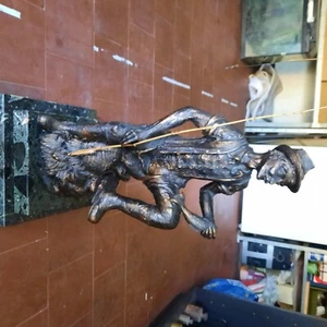 statua antica in antimonio - Foto 1 di 6