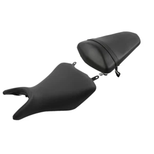 Black Driver Pessenger Seat Cover Fit For Yamaha YZF R3 YZF-R3 15-24 MT03 20-24 - Picture 1 of 11