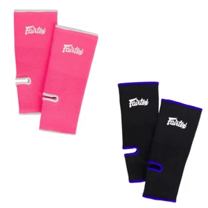 FAIRTEX Ankle Support Protective Boxing Muay Thai MMA Martial Art Pink Black x 2 - Picture 1 of 6