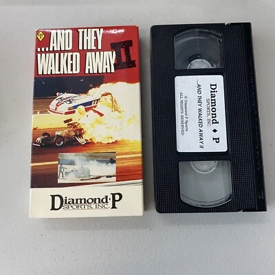 And They Walked Away II 2 VHS Rare Car Crashes Racing Diamond P Sports Wrecks - Image 1 of 4