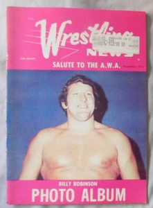 The Wrestling News November 1973 AWA Salute Billy Robinson - Picture 1 of 2
