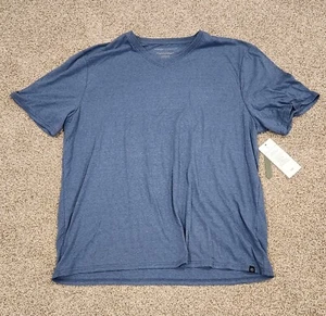 Men’s Threads 4 Thought V-Neck T-Shirt Short Sleeve Size 2XL Navy Blue - Picture 1 of 5