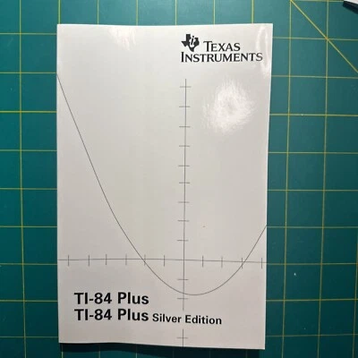 Texas Instruments Ti-84 Plus & Silver Edition Manual - Image 1 of 2