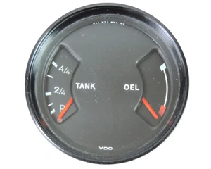 Porsche 911 ab 74 Tankuhr Benzinuhr Ölstandsanzeige Instrument Kombiinstrument - Bild 1 von 6