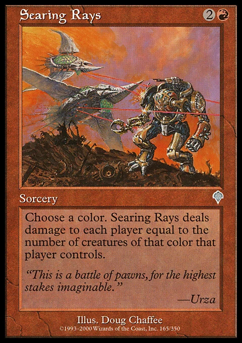 Magic the Gathering MTG Searing Rays (165) Invasion   LP - Image 1 of 1