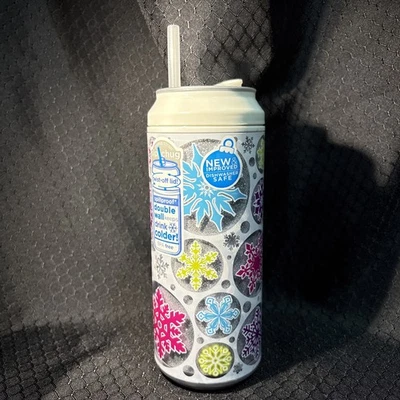 Cool Gear Copo de Nieve 16oz A Prueba de Derrames Dbl Pared Sip Chug Vaso Tapa Giratoria Foto 1 de 4