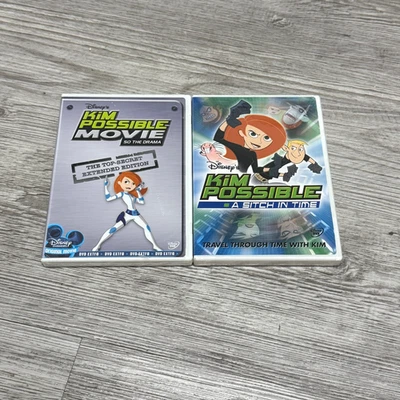 Kim Possible Movie So the Drama Extended Version & A Stitch In Time New Sealed - Image 1 of 3