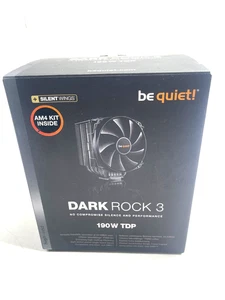 be quiet! Dark Rock 3 190 W TDP CPU Kühlung AMD AM4 Kit Neu - Bild 1 von 9