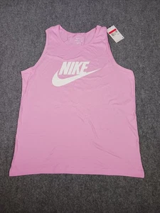 Nike Herren Sportswear Icon Futura Tank Top Style AR4991-621 Pink Größe L - Bild 1 von 5