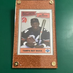 1987 Topps Style Bo JACKSON w/ Bat Variation Tampa Bay Bucs Cool Creamsicle Disp - Picture 1 of 4