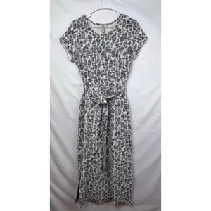 Anthropologie Dolan Damen Größe Small schwarz/weiß Kurzarm Maxikleid - Bild 1 von 12