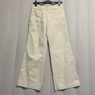 Tommy Hilfiger Women’s Pants Wide Leg Flared Mid Rise Chinos Tan Y2K Neutral - Image 1 of 4
