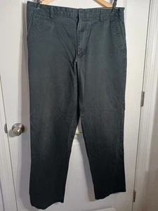 Dockers Pants Mens 38x34 D4 Relaxed Fit Flat Front Comfort Black - Picture 1 of 4