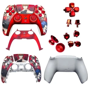 Custom Denji (Chainsaw Man) PS5 Controller Shell Kit - Theme Buttons & Faceplate - Bild 1 von 5