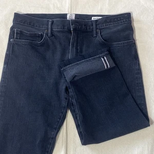 Hiroshi Kato Jeans Herren 34 Selvedge The Pen Slim Schwarz Raw Denim Taschen - Bild 1 von 13