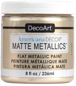 3 Pack Americana Decor Matte Metallics 8oz-Ivory Pearl ADMMT-07 - Picture 1 of 1