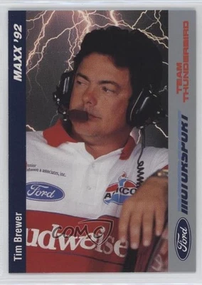 1992 Maxx Ford Motorsport Team Thunderbird Tim Brewer #24 - Image 1 of 2