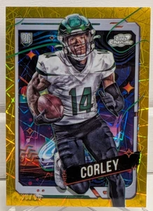 Malachi Corley Rookie #138 2024 Topps Chrome Gold Pulsar     /50 - Picture 1 of 7