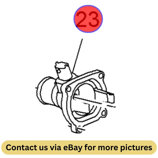 Chevrolet Cruze 2010 motor refrigerante termostato usado OEM 25193683 Foto 1 de 4