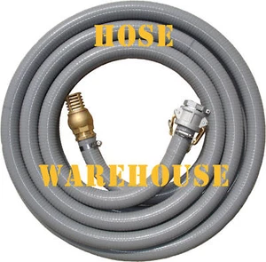 Fire Suction Hose 1-1/2" x 10mtr, camlock, foot valve - Picture 1 of 1