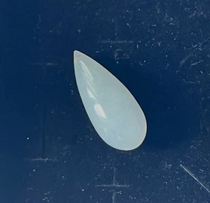 Chinesischer eisiger durchscheinender leichter klarer & fetter Wassertropfen natürlicher Jadeit Jade Anhänger - Bild 1 von 5