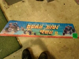 atari road riot 4wd arcade marquee - Picture 1 of 1