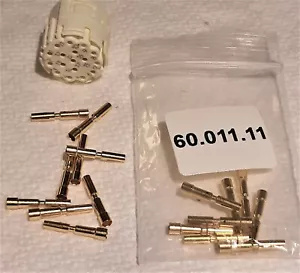 17 pcs. of TE 60.011.11 Circular Metric Connector Female Pins Read Description - Picture 1 of 6
