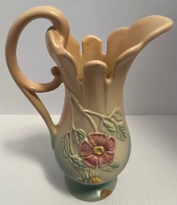 Hull USA Art Pottery Magnolia Ewer Pitcher #S12-612 Vintage 1950s Excellent - Picture 1 of 7